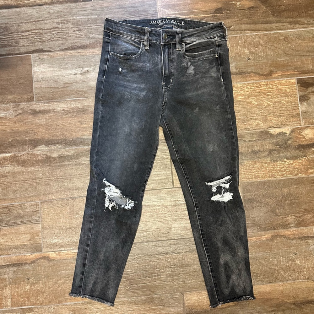 American Eagle Hi-Rise Jegging Crop Size 6 Regular